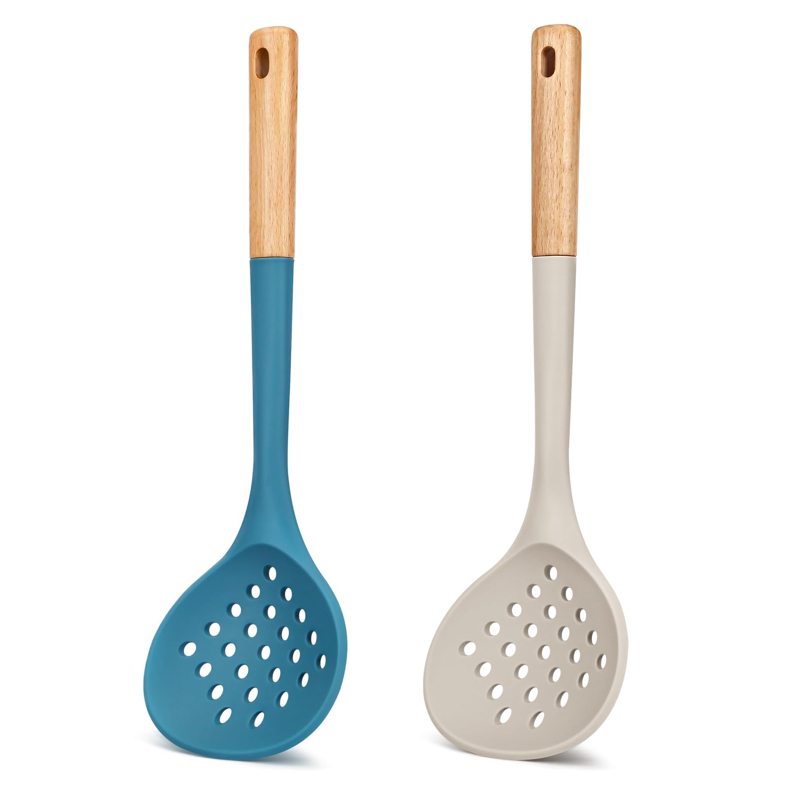 Badiano kitchen ladle strainer with a large-hole design for efficient draining.