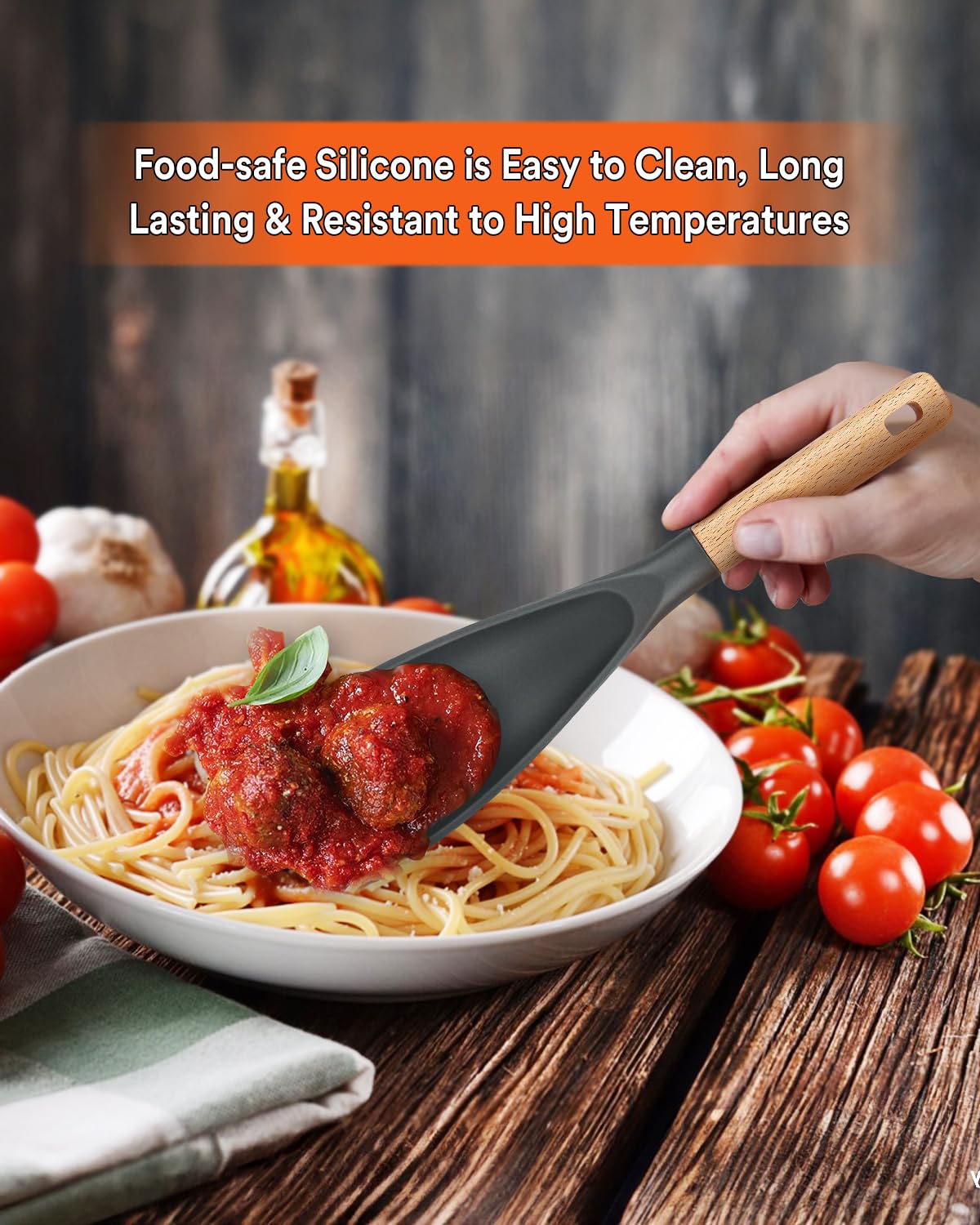 Badiano silicone spoon is BPA-free for safe, everyday meals