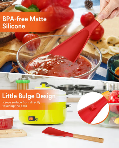 Badiano BPA-free silicone spoon ensures safe food prep