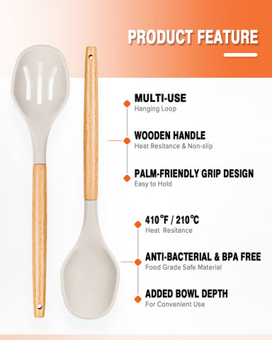 Badiano wooden-handle design offers comfortable grip during long cooking sessions.