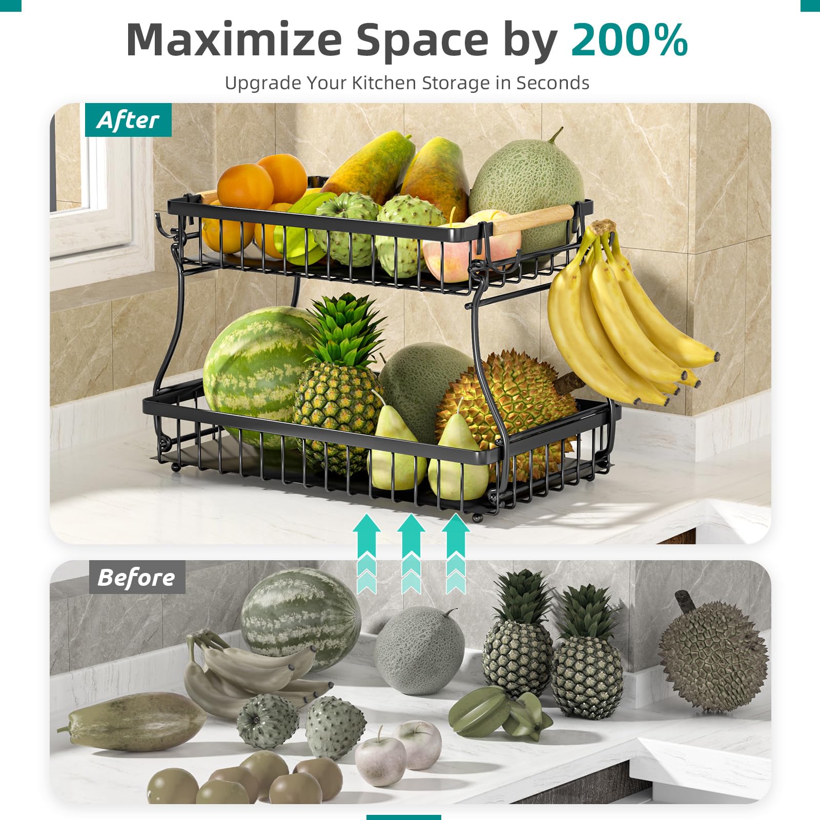 Baecel circular ball feet provide stable, stylish countertop support.