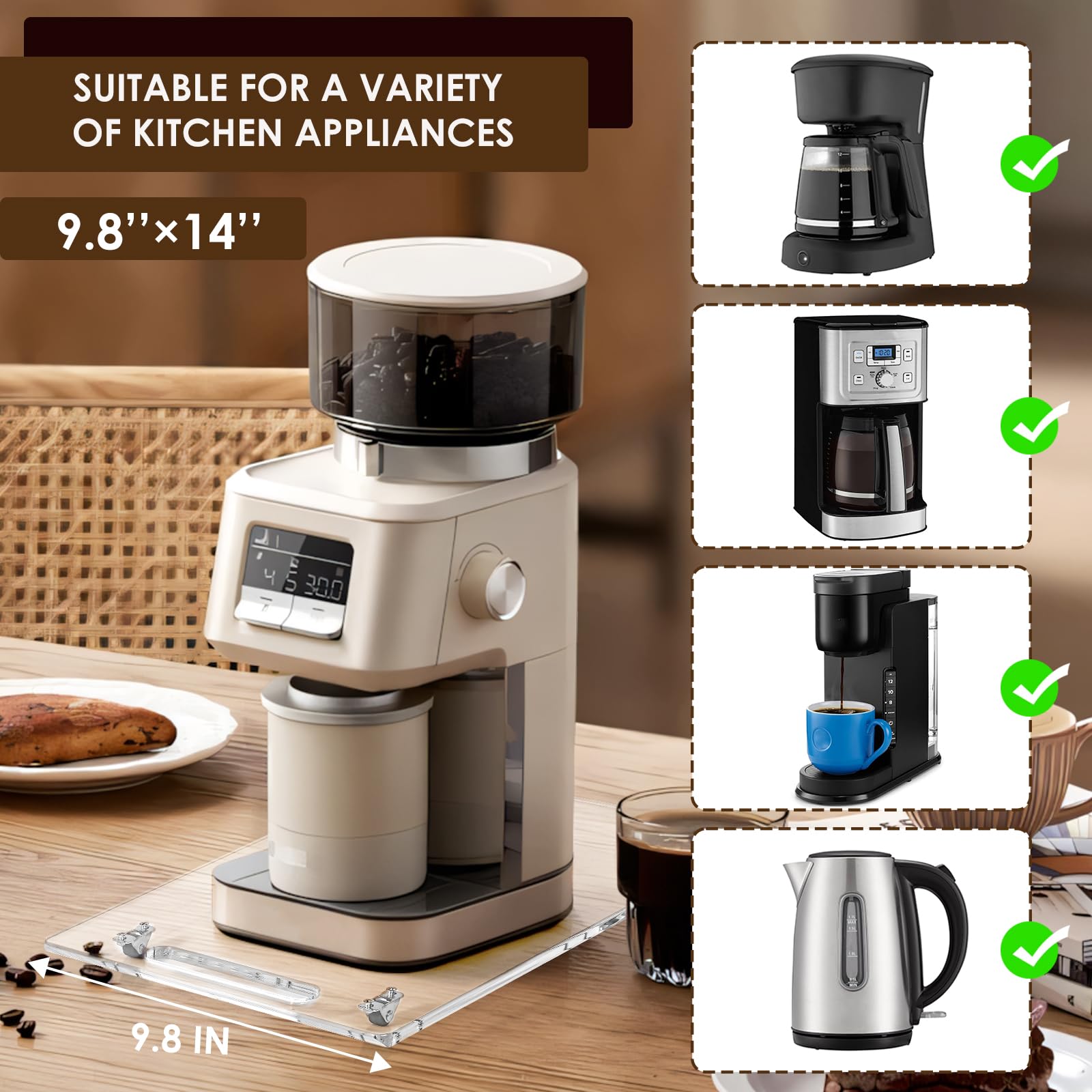 Baemin heavy-appliance-mover rail aids safe, stable repositioning of appliances.