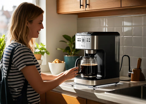 Stand mixer or coffee maker glide-friendly with Baemin slider.
