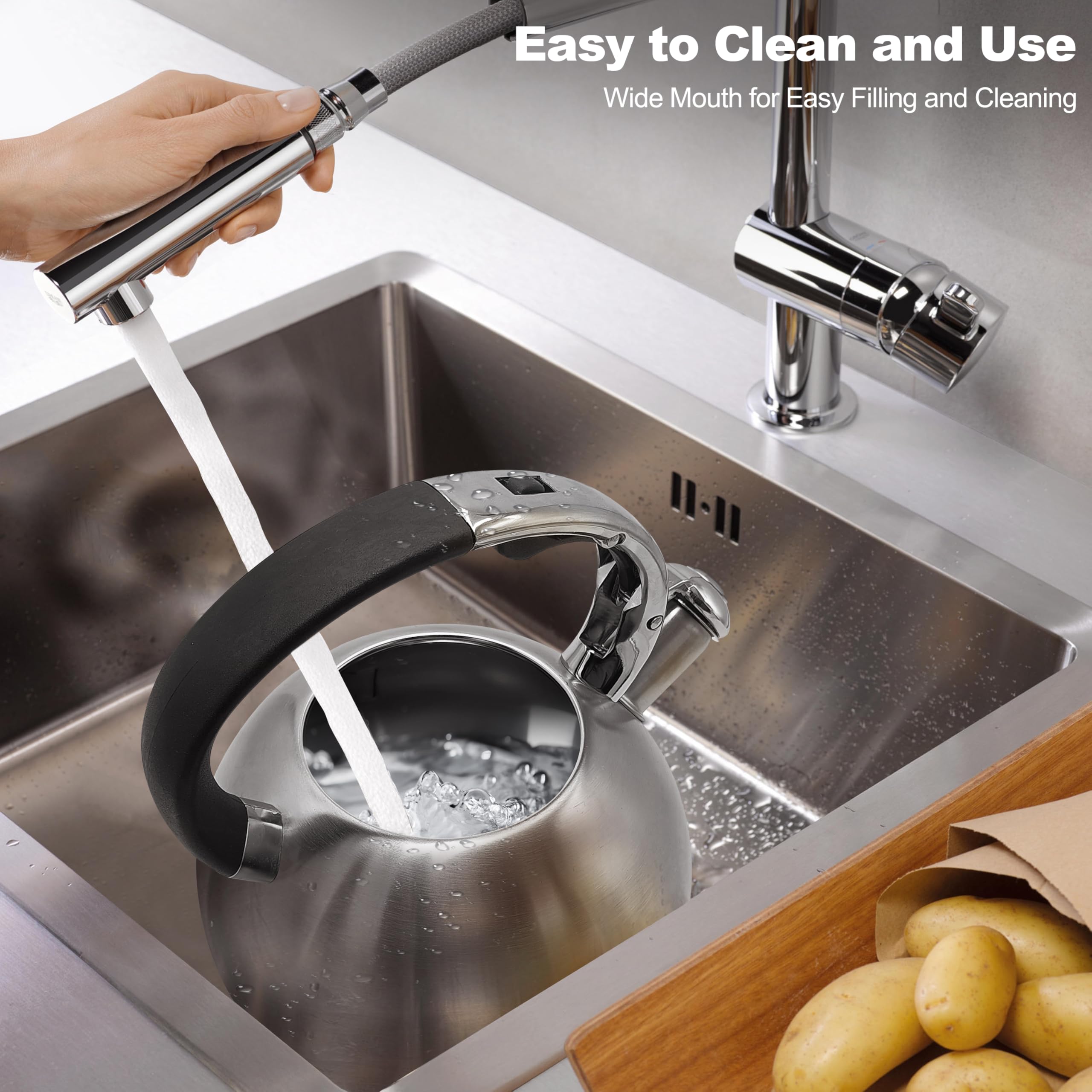 BAERFO compact kettle ideal for camping travel or office breaks