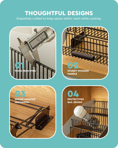 Baffect installation guide showing drilling setup for 12-inch cabinets