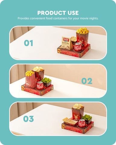 Baffect nacho bowls help neatly separate chips and toppings.