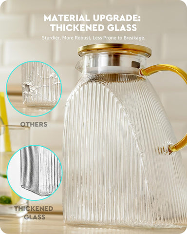Baffect Water Pitcher leakproof design ensures clean pouring during gatherings.