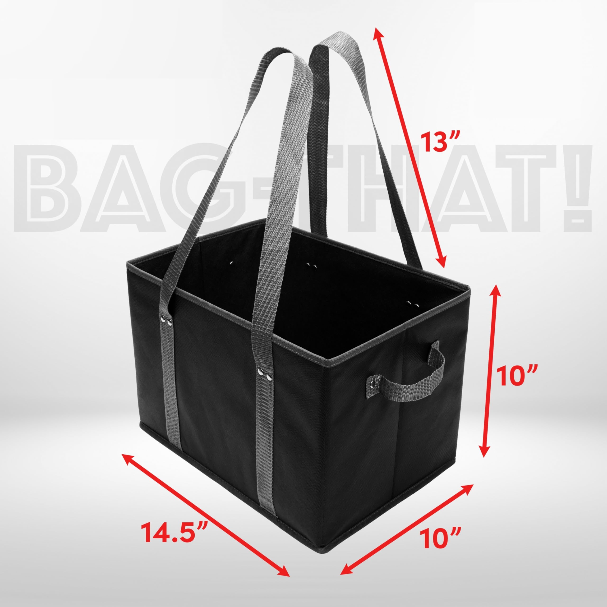BAG-THAT box style bags extra large floor space for bulky items