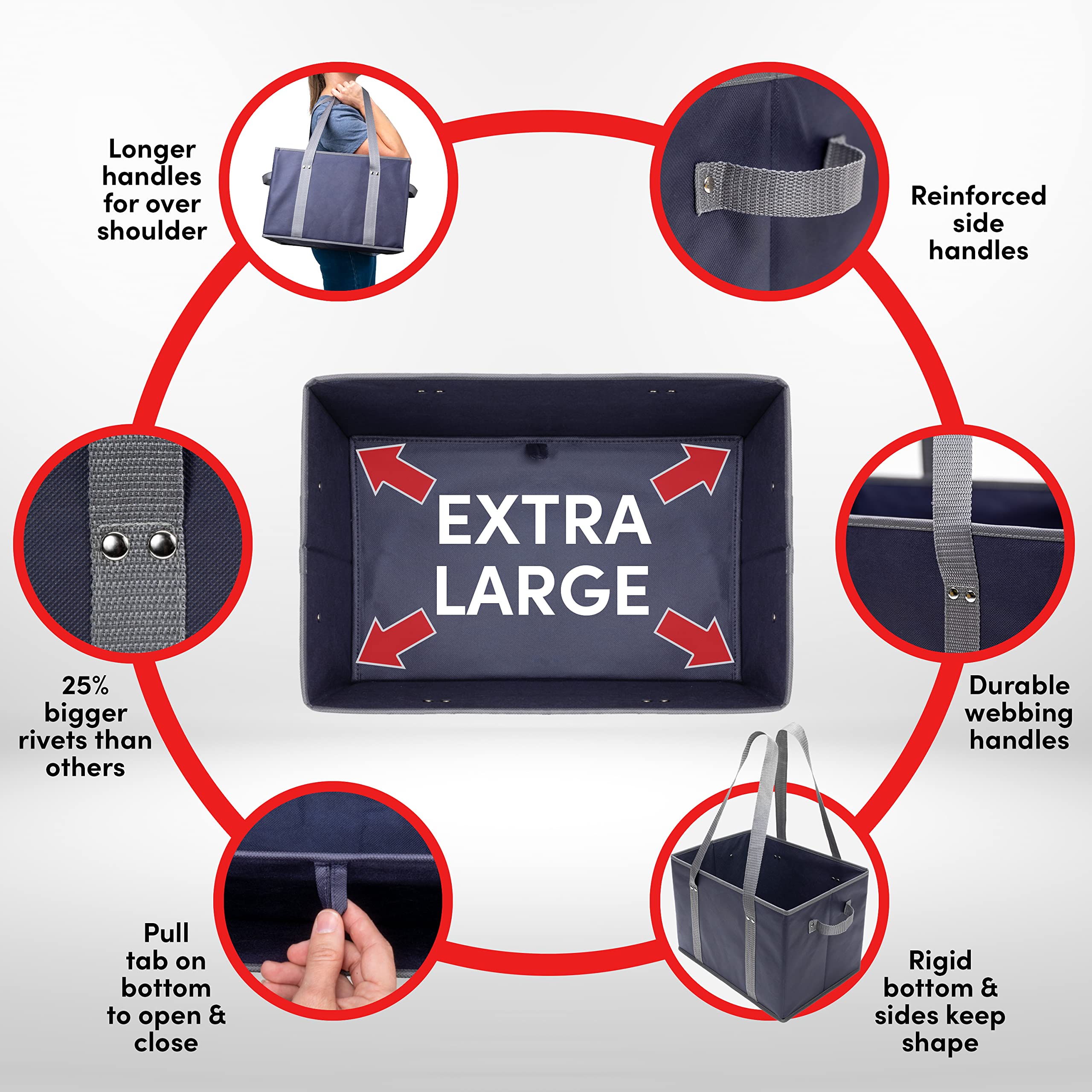 BAG-THAT foldable design easy to clean for compact storage