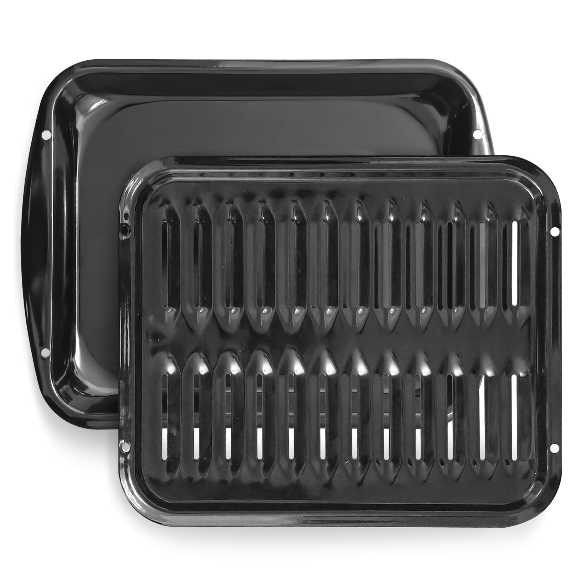 Bagean broiler pan with oven nonstick porcelain coating for even browning and crisp texture.