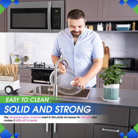 Bagean heat-resistant tempered glass plate endures high temps for piping-hot meals