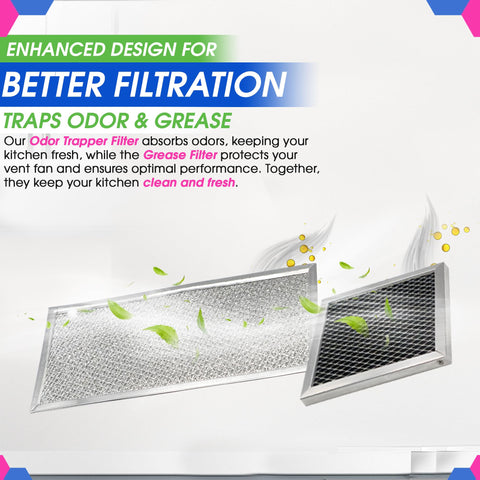 Bagean odor-elimination filter reducing kitchen smells during cooking