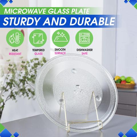 Bagean Panasonic-compatible glass plate F06015Q00AP offers exact fit for smooth operation.