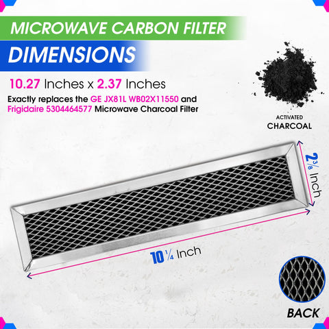 Bagean GE JX81L replacement filter fits snugly into the over-the-range hood