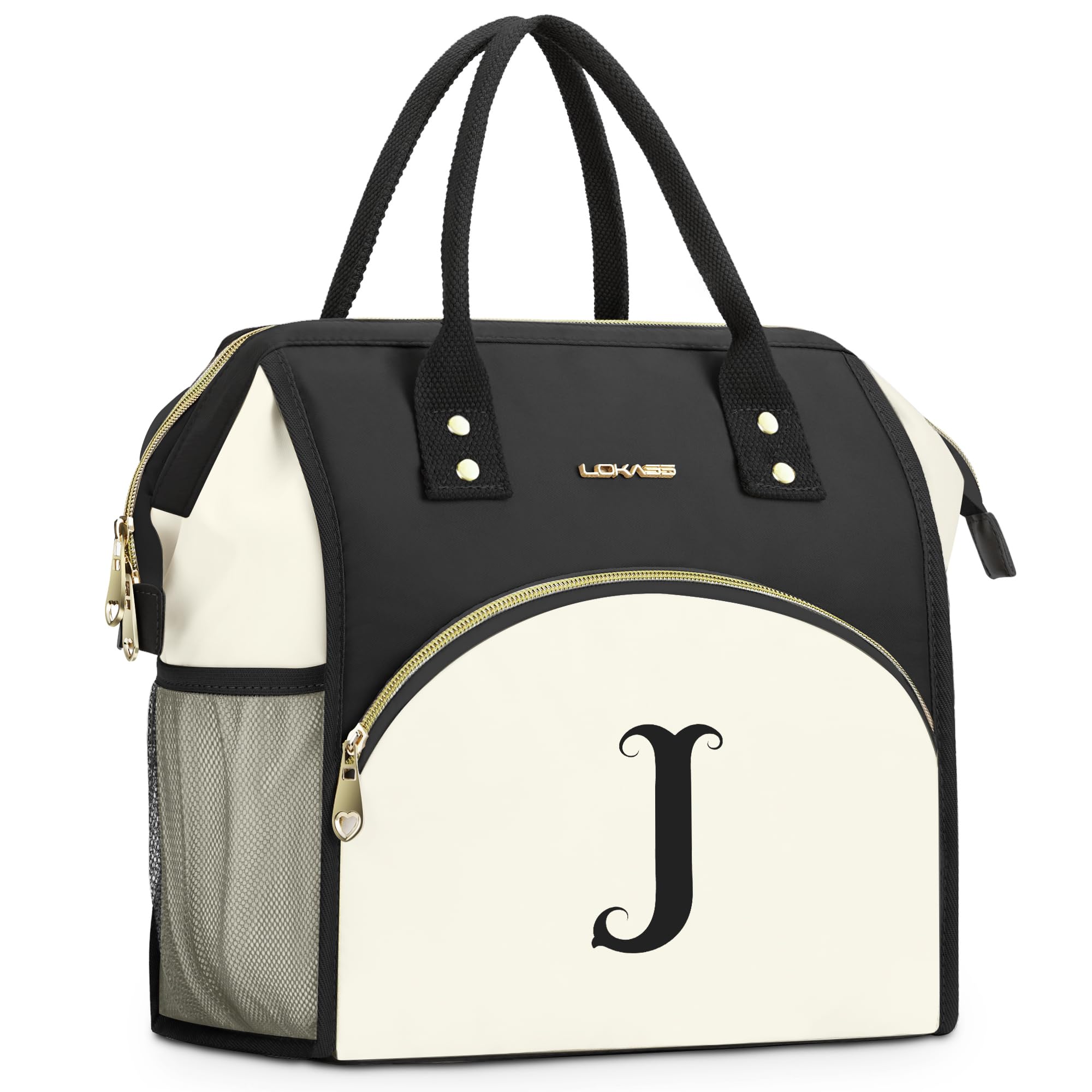 BAGNN personalized lunch bag with initials keeps meals fresh during commutes