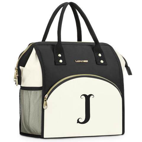BAGNN personalized lunch bag with initials keeps meals fresh during commutes