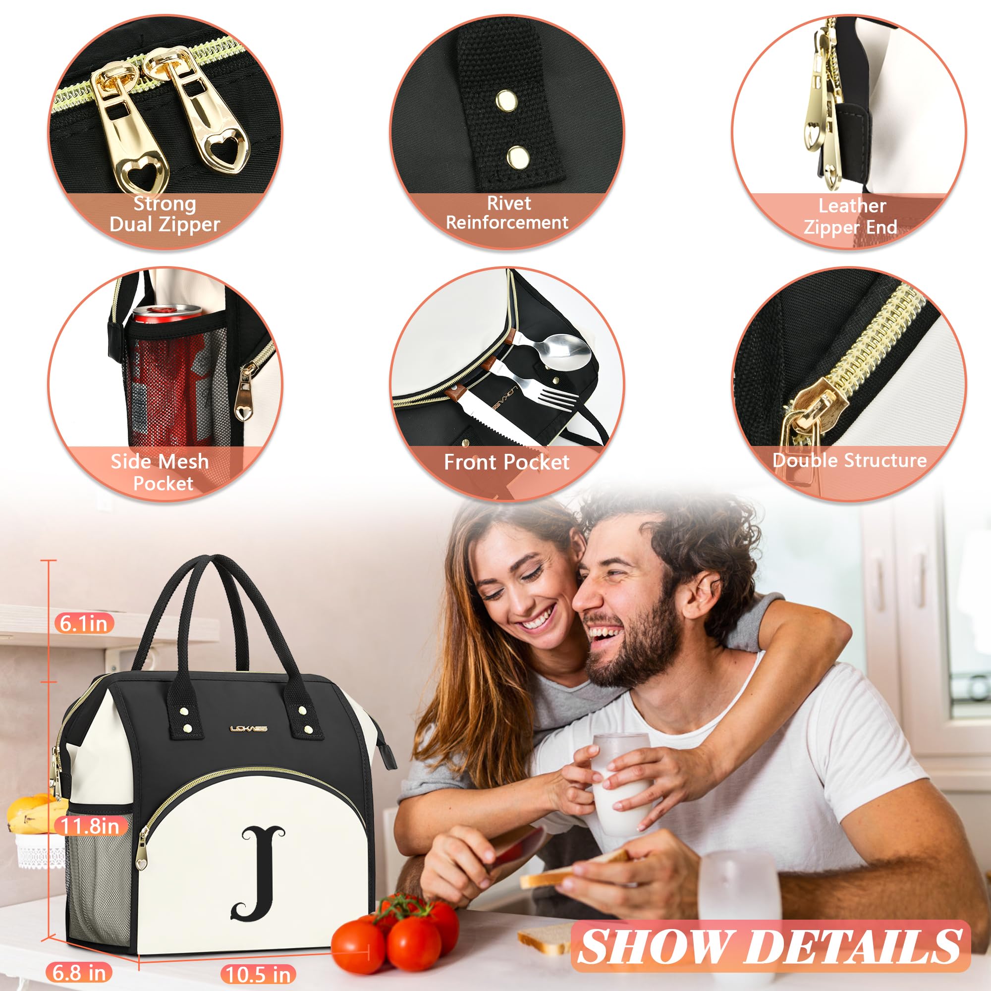 BAGNN reinforced handle and sturdy zipper for long-lasting wear