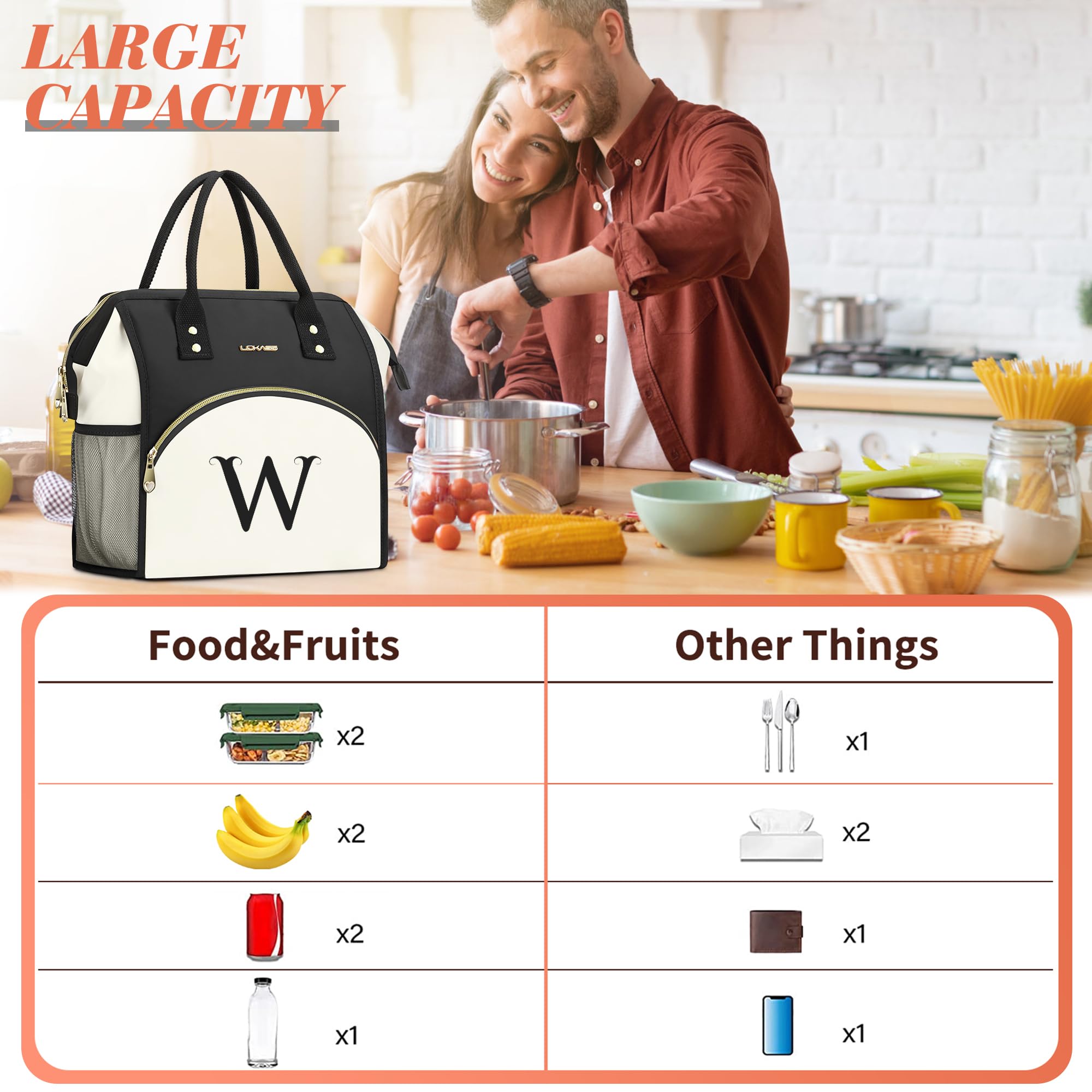 BAGNN wide-open design shows spacious interior for easy packing
