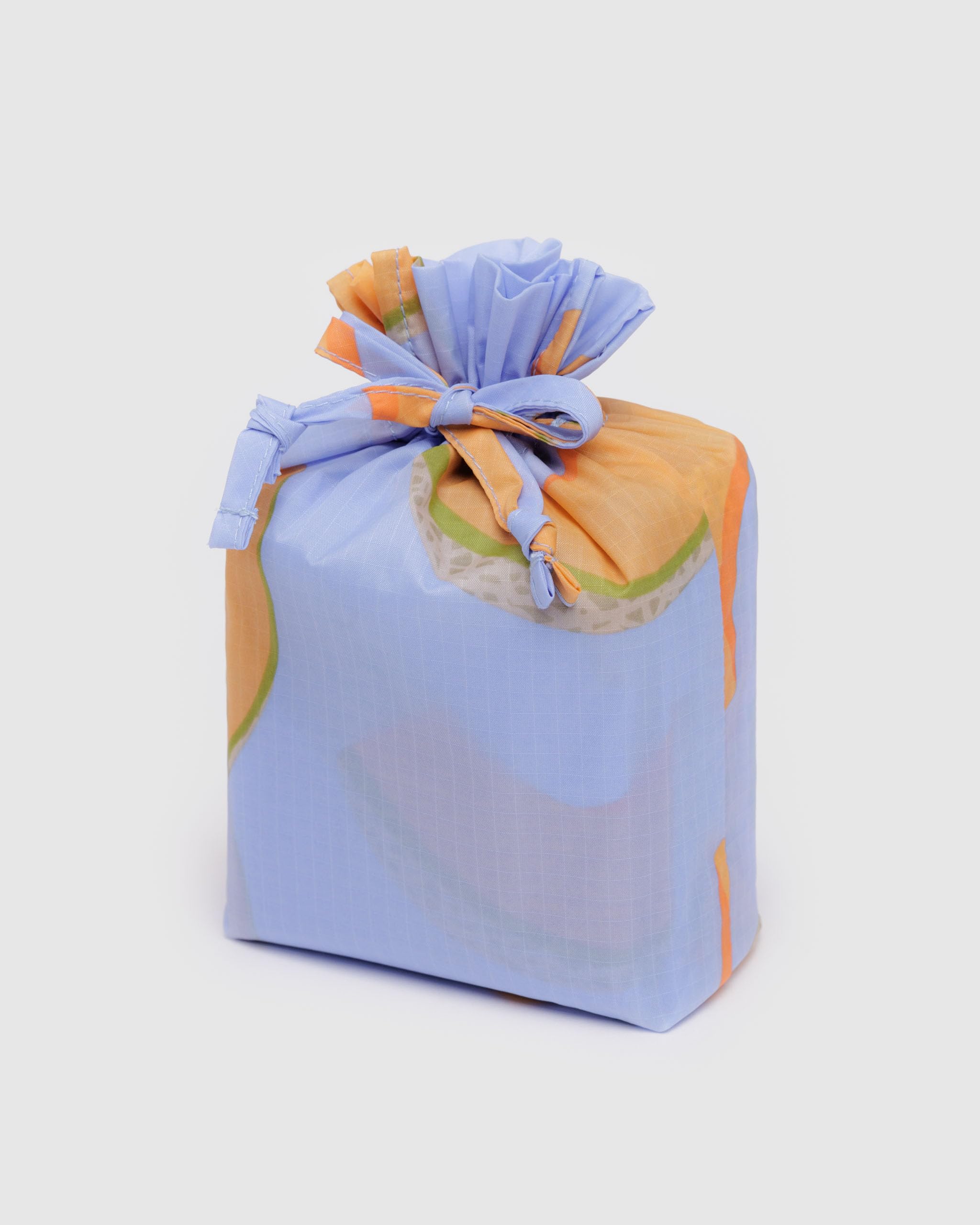 BAGGU three-pack set image with Japanese Produce prints for reuse.