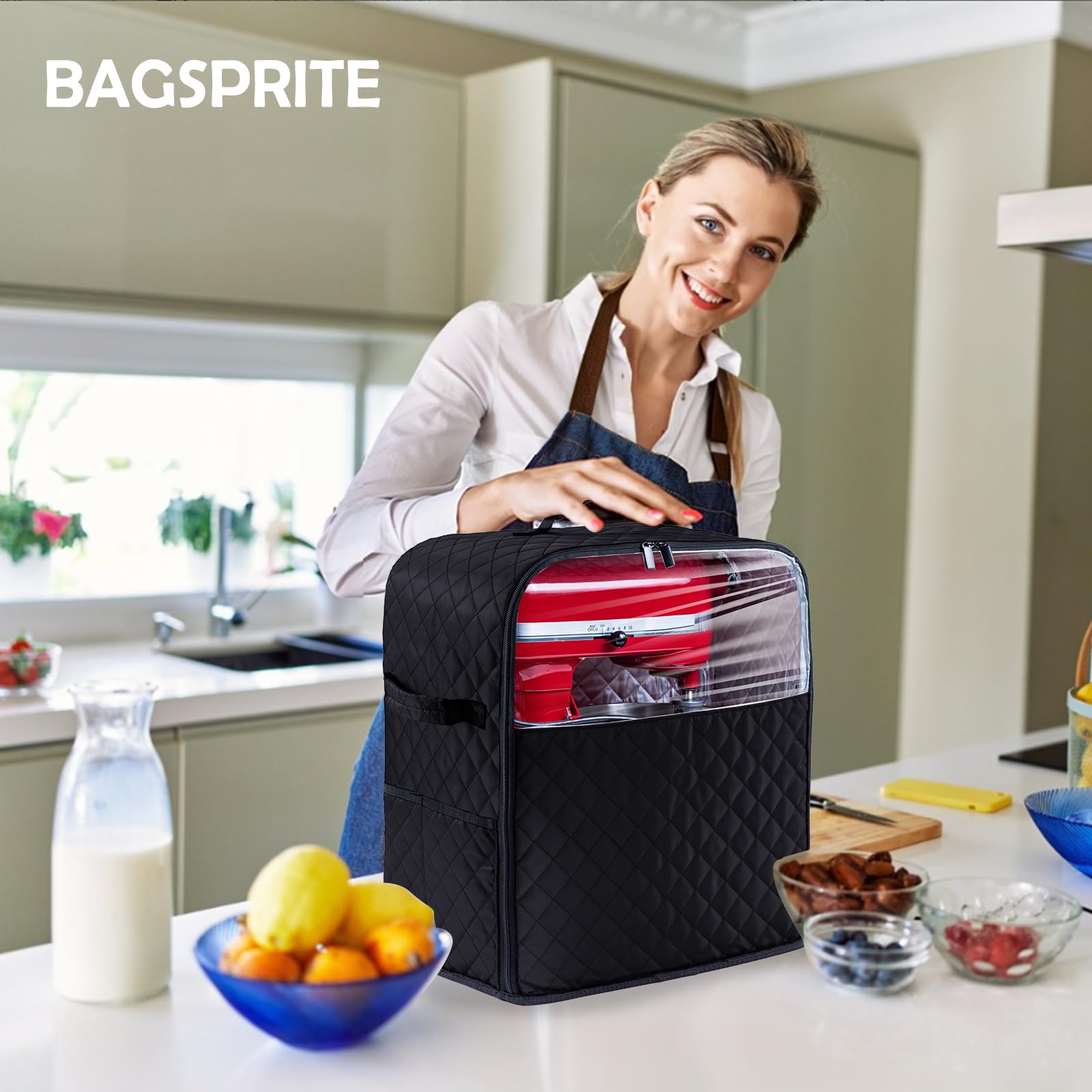 BAGSPRITE interior pockets organize attachments neatly