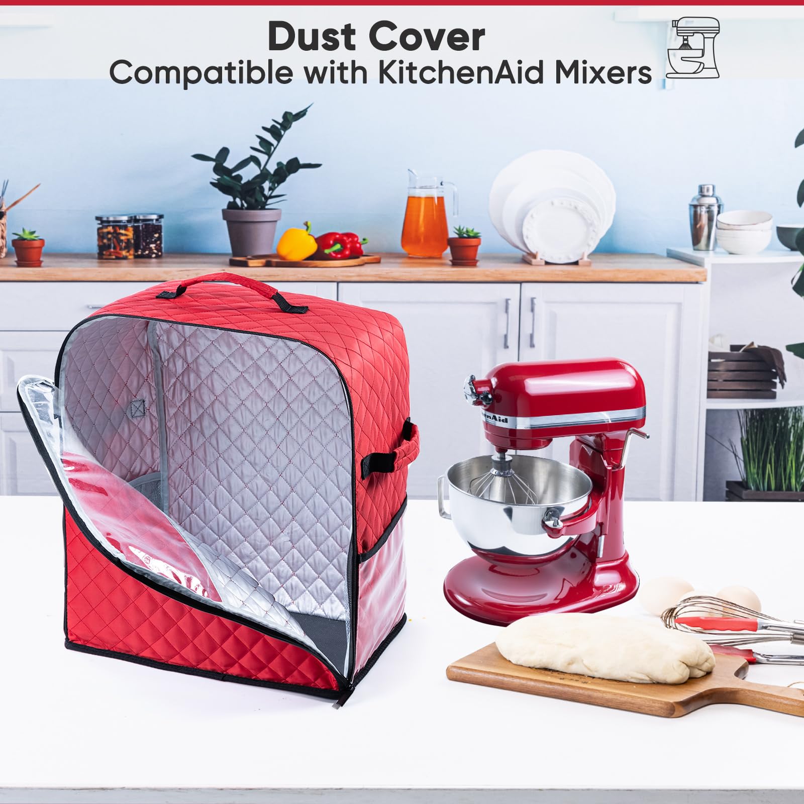 BAGSPRITE mixer cover adds style and organization in multiple color options.