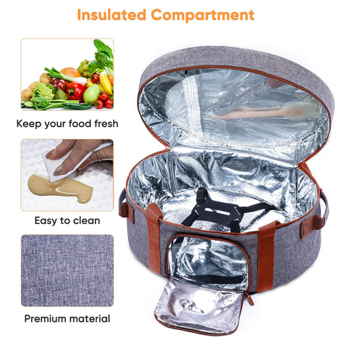 BagSprite dual handles for comfortable carrying on either side