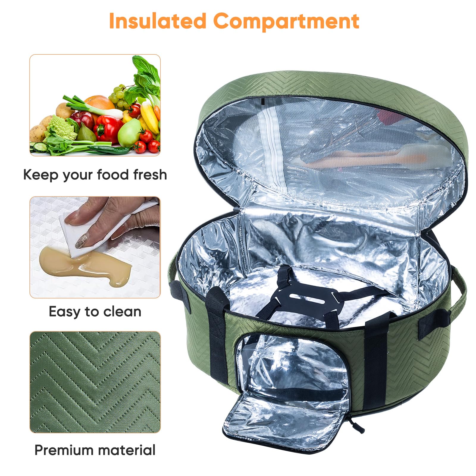 BAGSPRITE easy-access two-way zippers for smooth loading
