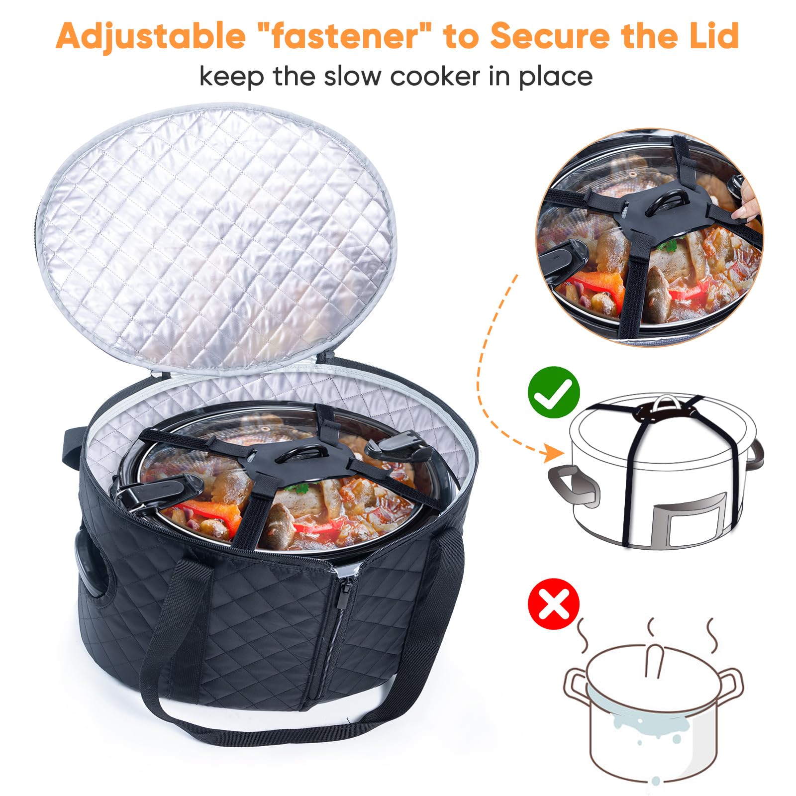 BAGSPRITE front-loading design enables easy loading and unloading.