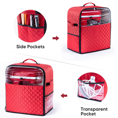 BAGSPRITE pockets design keeps attachments organized and within reach.