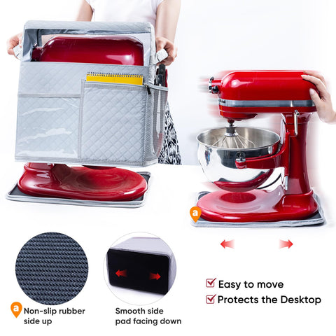 BAGSPRITE mixer cover with pockets stores attachments neatly for quick access
