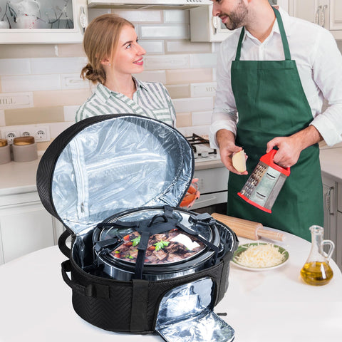 BAGSPRITE dual-side handles make carrying to potlucks easy
