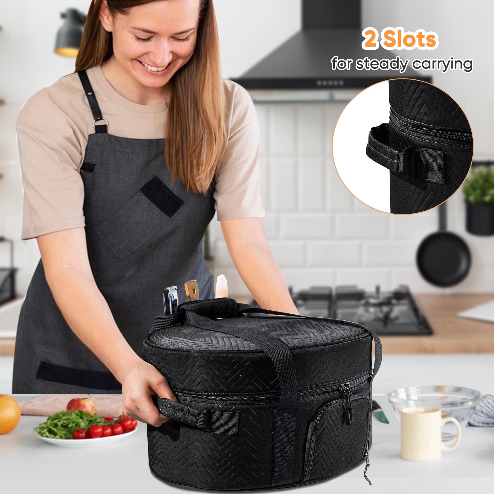 BAGSPRITE sturdy two-way zippers simplify loading and access