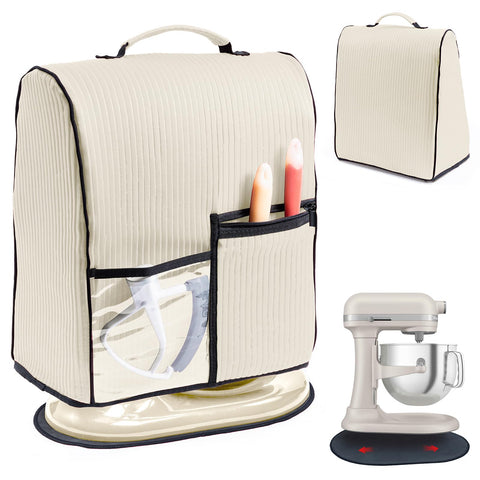 BAGSPRITE stand mixer cover for KitchenAid 6 qt bowl-lift protects against dust and grease.