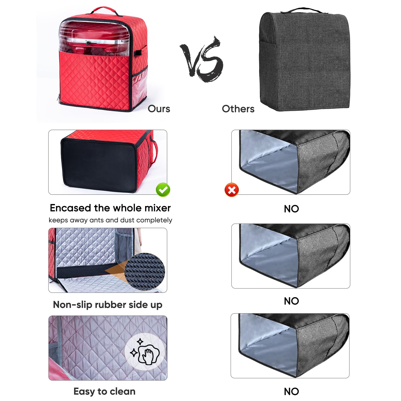 BAGSPRITE two sizes and color options fit different kitchen styles.