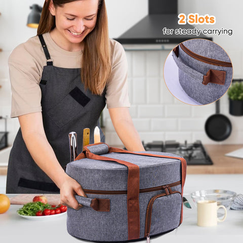 BagSprite two way zippers allow easy loading and access