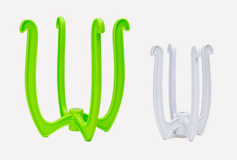 Bagwell Sealable Bag Holder stabilizes quart bags for neat filling.