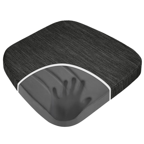 baibu kitchen chair cushion dual-layer top view shows ergonomic support and comfort.