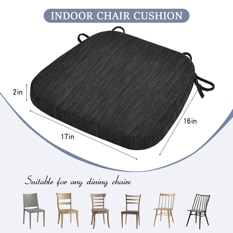 baibu kitchen chair cushion non-slip base keeps seating stable during meals.