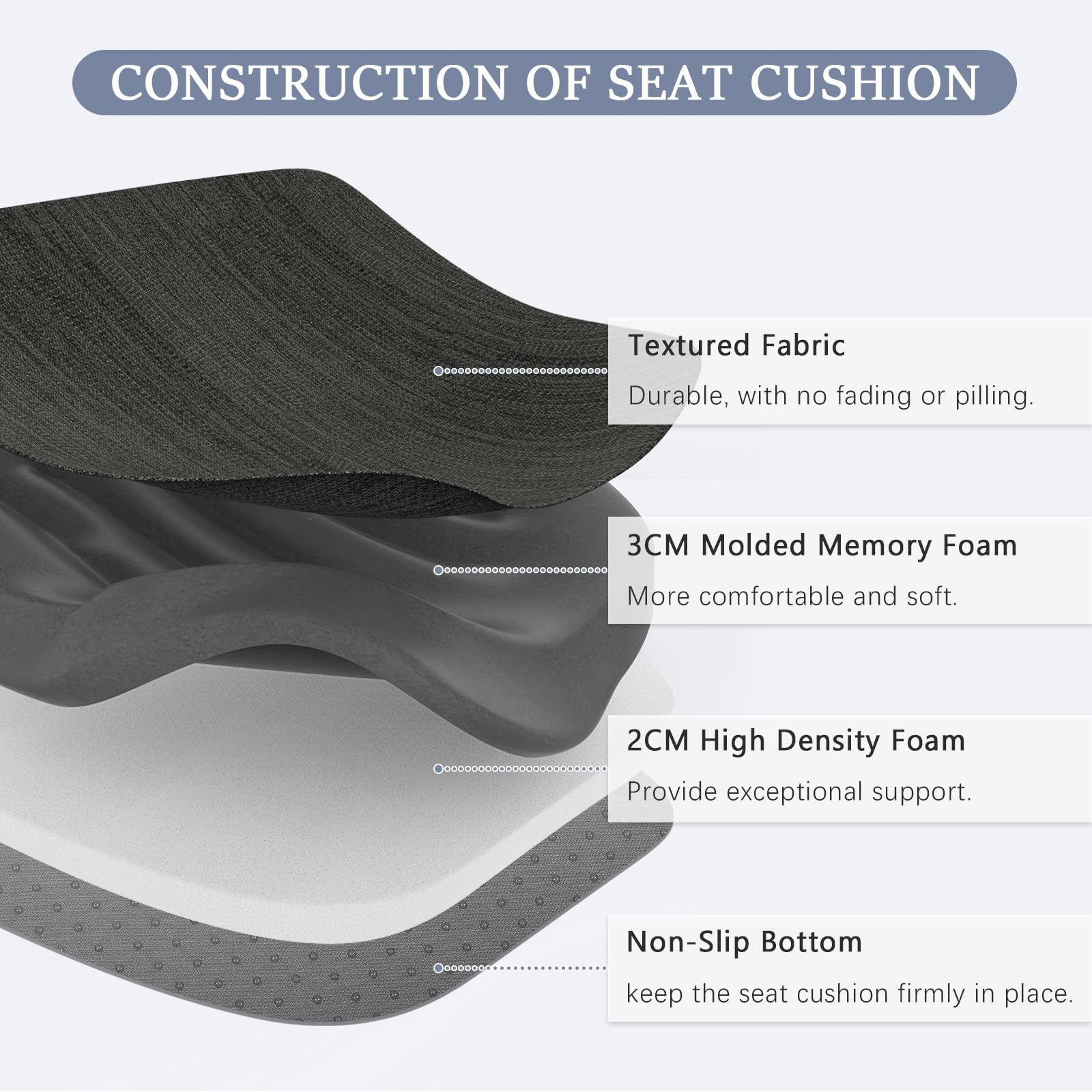 baibu kitchen chair cushion straps keep the pad securely in place.