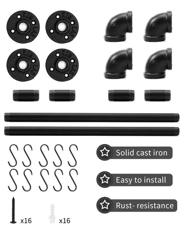 Bailoo wall-mounted lid hanger enhances kitchen organization and lid access.