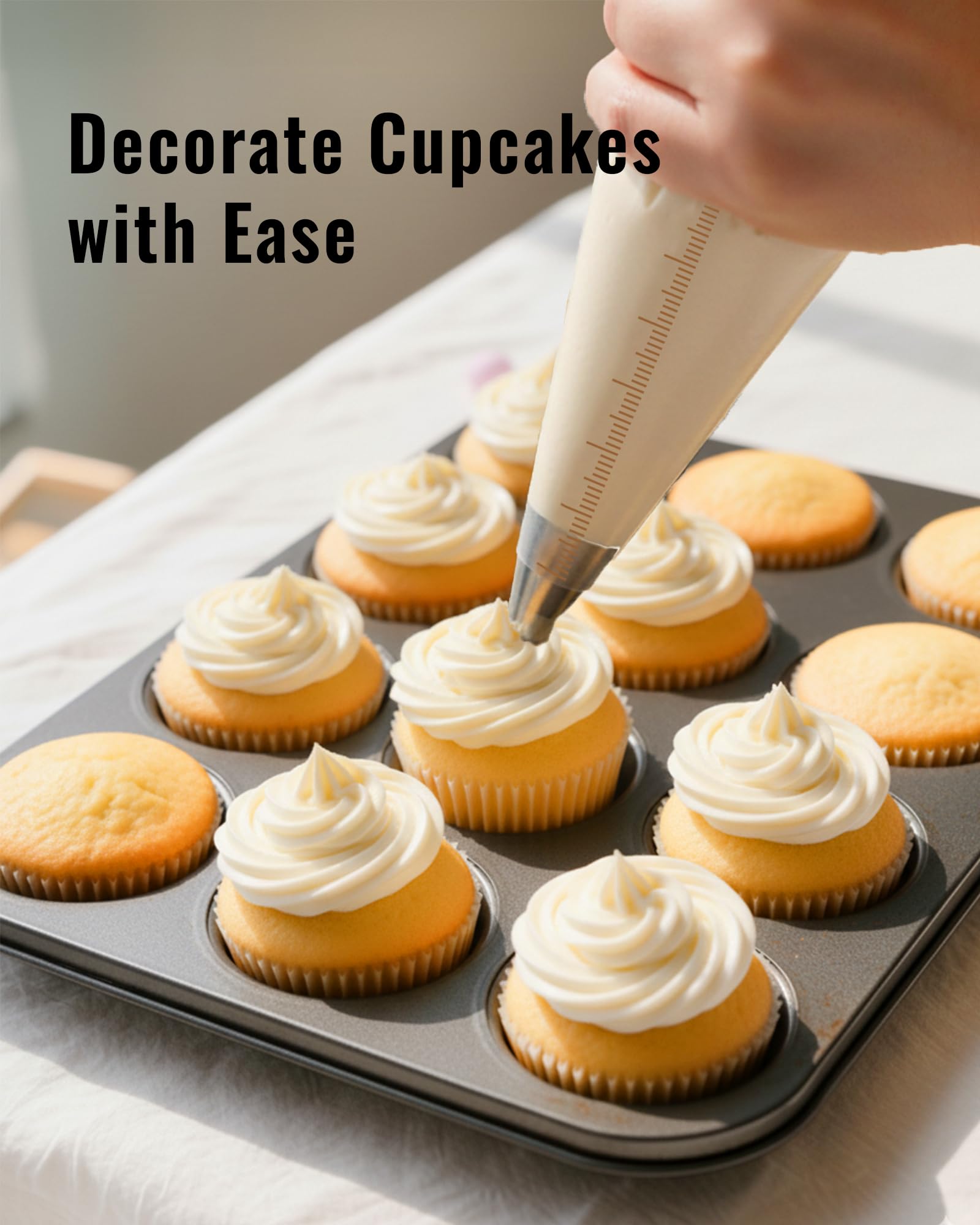 Bake Choice versatile decorating bags suitable for cakes, cookies, and pastries.