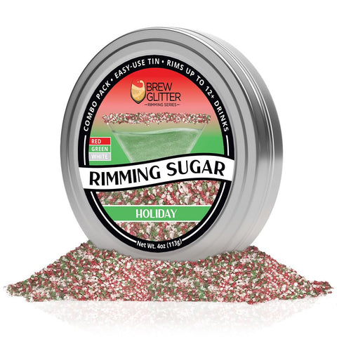 Bakell Brew Glitter green pearl rim for vibrant mojitos and holidays.