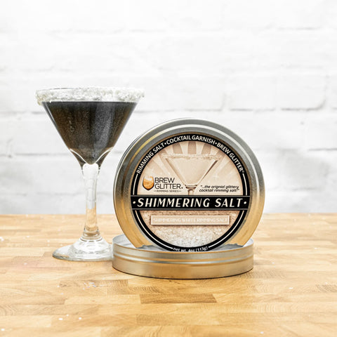 Bakell Brew Glitter martini rim enhances presentation with glitter