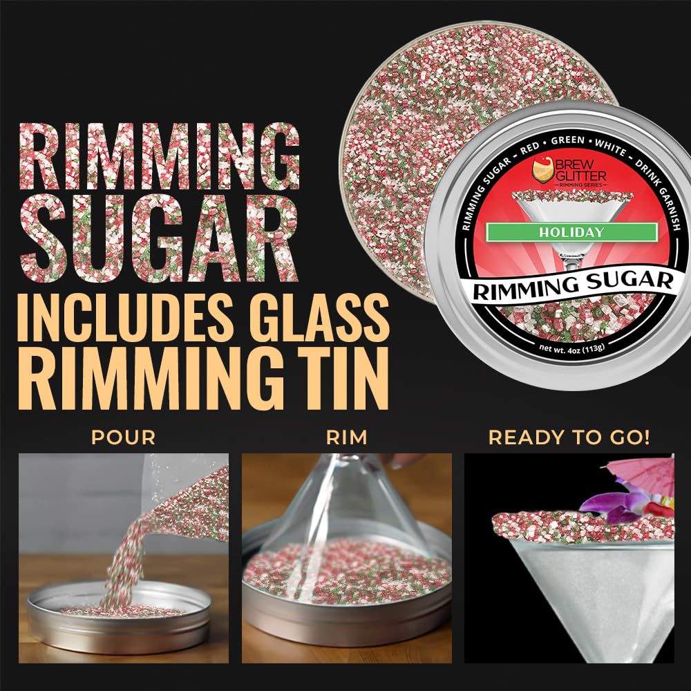 Bakell Brew Glitter vegan and kosher-friendly sugar for inclusive bars.