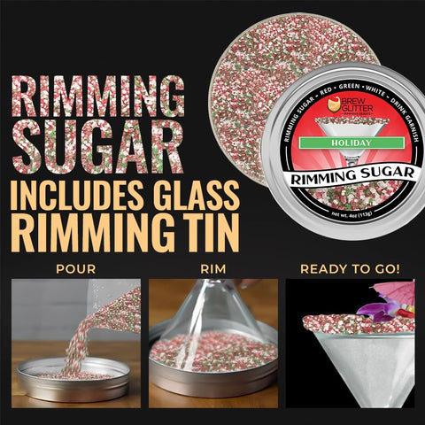Bakell Brew Glitter vegan and kosher-friendly sugar for inclusive bars.
