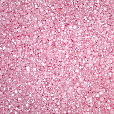 Mojito glass with Bakell pink-rim glitter sugar accent