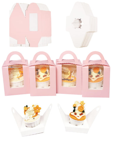 Bakepacker easy-assembly cupcake box open demonstrates tool-free setup for fast packing