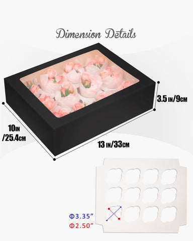 Bakepacker easy-assembly cupcake box enables quick packing.