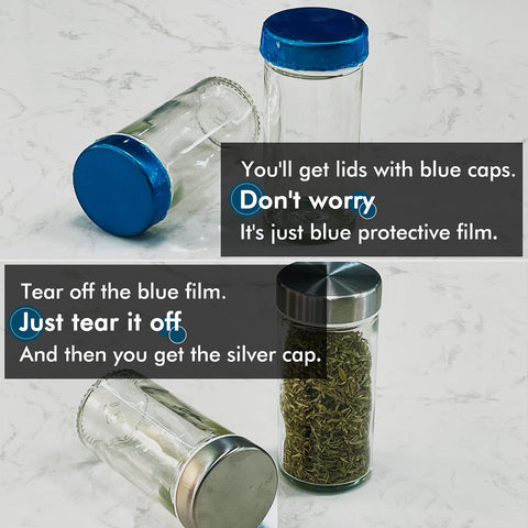 Baker Boutique spice rack on a clean counter demonstrates compact footprint saving space.