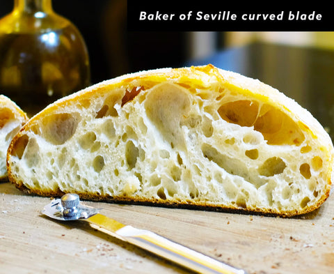 Baker of Seville bread lame allows blade rotation for full blade use.